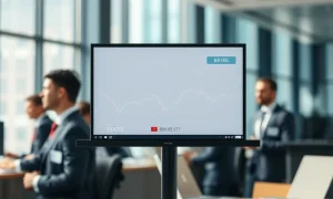 Trading floor monitor displaying the Alphabet GOOGL options chain for March 23rd expiration, highlighting new trading opportunities.