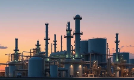 Methanex Corp MEOH chemical plant representing stock crossing analyst price target in 2026.