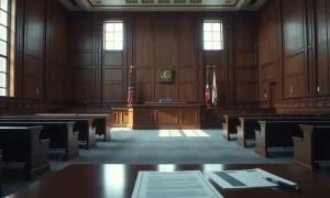 Courtroom scene after a landmark social media addiction trial against Meta and YouTube.