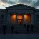 A courthouse exterior representing the legal action against MFS owner Paresh Raja.