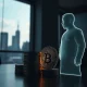 Conceptual image comparing Michael Saylor's Bitcoin strategy to Satoshi Nakamoto's holdings.