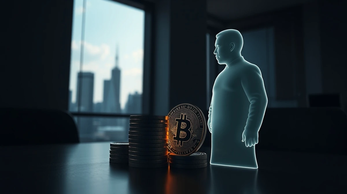 Conceptual image comparing Michael Saylor's Bitcoin strategy to Satoshi Nakamoto's holdings.