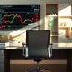 MillerKnoll office chair in financial newsroom representing MLKN stock reaching 4% dividend yield milestone