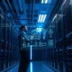 Mistral AI's Forge platform enables custom enterprise AI model training in a data center.