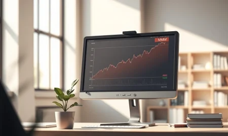 Stock chart for MMM showing performance as a top socially responsible dividend stock.
