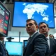 Natural gas trading floor showing falling prices as Iran conflict developments impact energy markets in March 2026