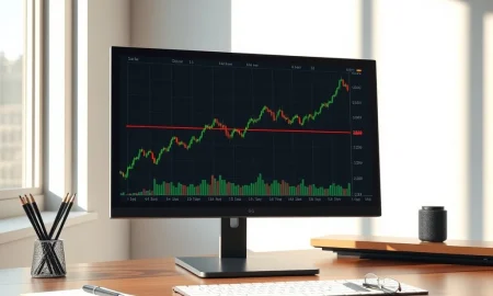 NIO stock chart showing bullish crossover above 200-day moving average on trading terminal