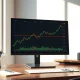 NIO stock chart showing bullish crossover above 200-day moving average on trading terminal