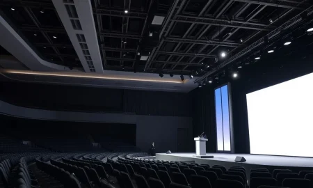 Nvidia CEO Jensen Huang prepares to deliver the GTC 2026 keynote address on AI.