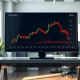 NZD/USD price analysis showing Kiwi dollar decline on trading terminal chart