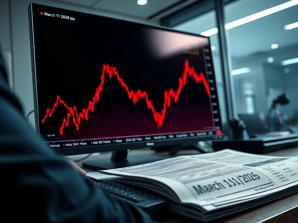 OILD ETF technical analysis showing oversold RSI indicator on a financial trading terminal on March 11, 2026.