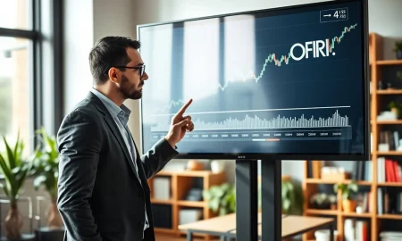 Financial analyst reviews ORI stock chart showing insider buying opportunity for investors.