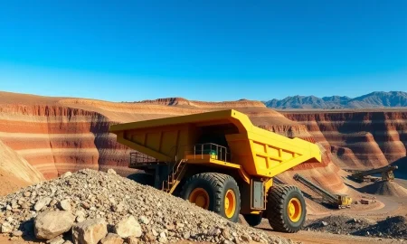 Active open-pit mining operation representing the surge in precious metals and mining stocks on March 10, 2026.