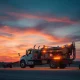 Oilfield services equipment at a well site as ProPetro stock surges.