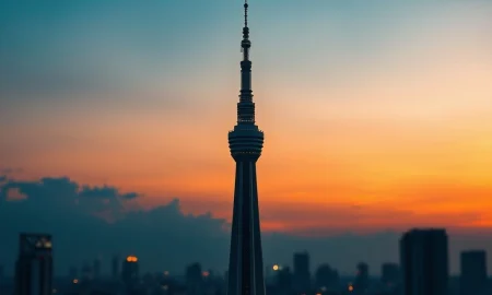 PT Telekomunikasi Indonesia telecommunications tower in Jakarta during market analysis of oversold conditions