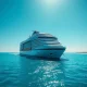 Royal Caribbean cruise ship sailing, representing RCL's strong EBITDA growth and profitability surge in 2026.