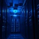 Secure server room representing Ripple's XRP Ledger infrastructure and security upgrade.