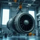 RTX aerospace manufacturing facility producing jet engine components in 2026
