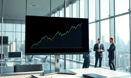Analysis of the $96.2 million SCHF ETF inflow on a financial trading floor monitor.