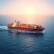 SFL Corporation container ship at sea representing maritime dividend stock