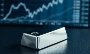 Silver bullion bar representing the surge in silver price forecast and safe-haven demand ahead of US NFP data.