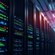 AI server rack in a data center, representing infrastructure stocks.