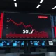 Solventum SOLV stock RSI indicator showing oversold level of 29.2 on financial market data screen