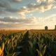 Soybean plants in field representing agricultural commodity trading and futures markets