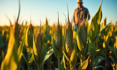 Soybean plants in field showing agricultural commodity market context for USDA report analysis