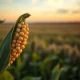 Close-up of soybeans during a market rally, representing agricultural commodity trading.
