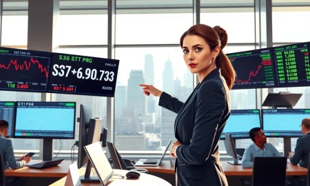 Financial analyst reviewing State Street Series G preferred stock yield data on trading floor display