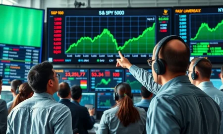 Trading floor activity as stocks close higher after President Trump's comments on the Iran conflict.