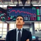 Stock market trading screen showing downtrend as Treasury yields rise in March 2026 financial news.