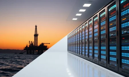 Market analysis showing oil price surge impact versus technology sector strength from Oracle AI earnings