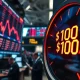 Trader monitors stock market crash and oil price spike above $100 per barrel on March 9, 2026