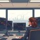 Financial analyst monitors stock market pressure from bond yields and Persian Gulf strikes in March 2026 trading session.