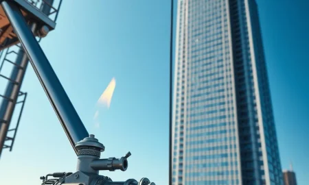 Stocks rally as oil prices plunge, depicting the tension between energy and financial markets.