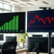 Stock market indices rising while oil prices fall sharply in March 2026 financial markets