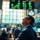 Trader on NYSE floor as stock market rallies after Trump's Iran war statement.