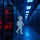 Handala hacktivist group cyberattack on Stryker medical technology servers in a data center.