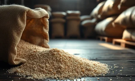Sugar prices fall as surplus projections impact commodity markets in 2026.