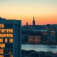 Stockholm financial district representing Sweden's economic recovery outlook according to Nordea analysis