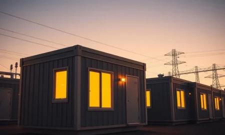 Target Hospitality temporary workforce housing facility at a remote industrial site, representing the company's core business operations.