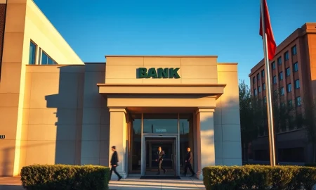 TowneBank building exterior during trading hours as stock enters oversold territory