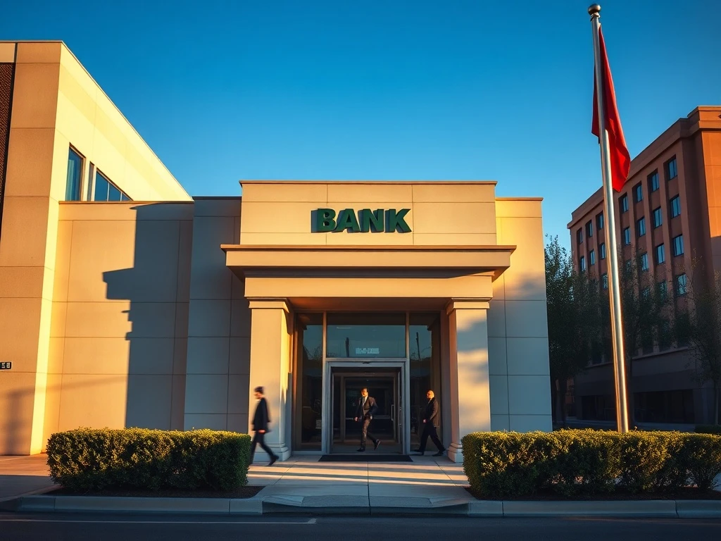 TowneBank building exterior during trading hours as stock enters oversold territory