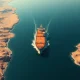 Oil tanker in the Strait of Hormuz following Trump's statement on Iran oil seizure timing