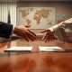 Symbolic handshake representing US-Iran diplomatic breakthrough announced by President Trump