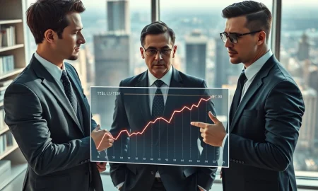 Financial professionals analyzing TSLX stock chart, signaling insider cluster-buying activity.