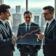 Financial professionals analyzing TSLX stock chart, signaling insider cluster-buying activity.