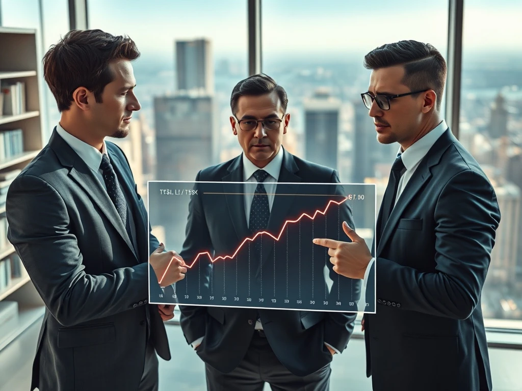 Financial professionals analyzing TSLX stock chart, signaling insider cluster-buying activity.